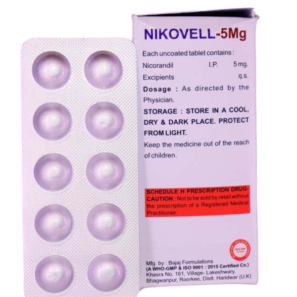 Nikovell 5mg (Nicorandil 5 mg) - Image 2
