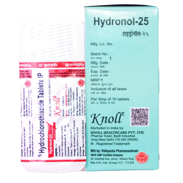 Hydronol 25 (Hydrochlorothiazide (25mg)) - Image 3