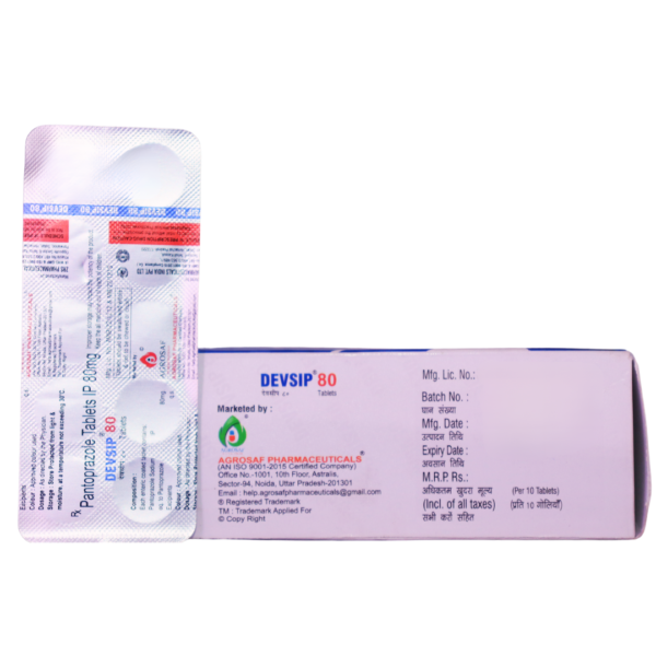 Devsip 80 (Pantoprazole 80 mg) - Image 3