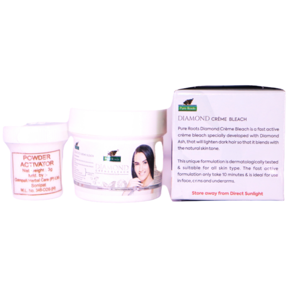 Pure roots Diamond Cream Bleach (GMS IPM PG Diamond Ash Aqua) - Image 2