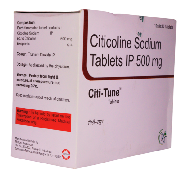 Citi Tune (Citicoline Sodium 500mg) - Image 2