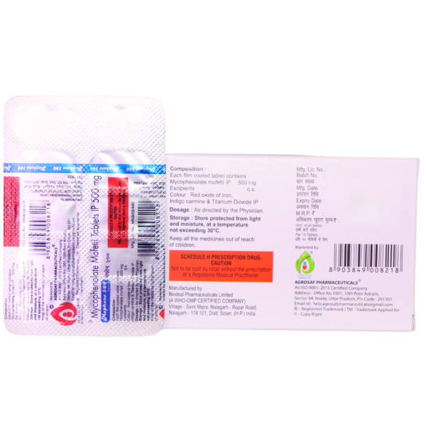Mephone 500 (Mycophenolate Mofetil 500mg) - Image 2