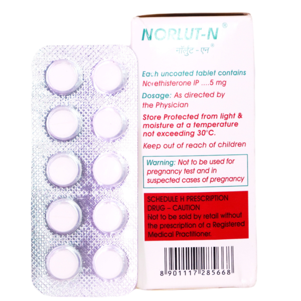 Norlut N (Norethisterone (5mg)) - Image 2