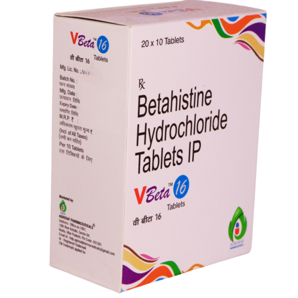 V Beta 16 (Betahistine hydrochloride 16mg) - Image 3
