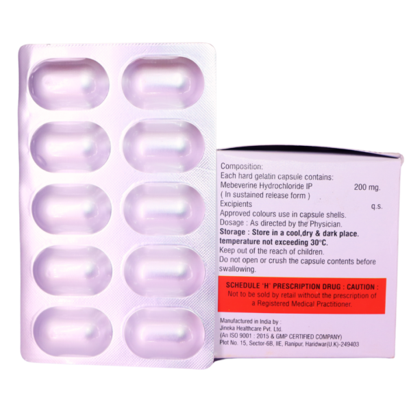 Mebigut SR 200(Mebeverine Hcl SR 200mg) - Image 2