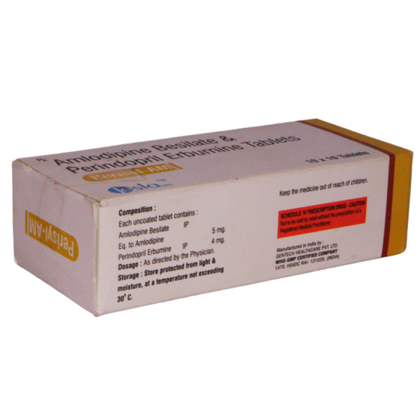 Perisyl AM (Amlodipine Besilate & Perindopril Erbumine (5/4mg)) - Image 2