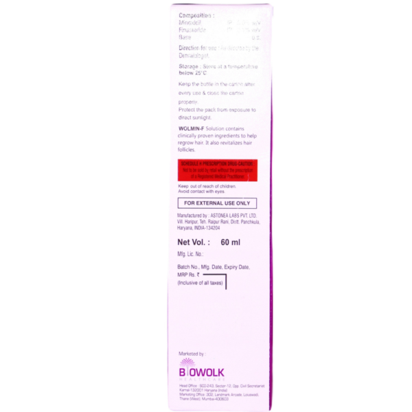 Wolmin F (Minoxidil & Finasteride Topical Solution) - Image 2