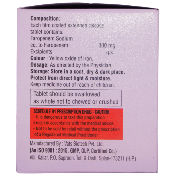 Faroglo 300 (Faropenem 200 mg) - Image 2