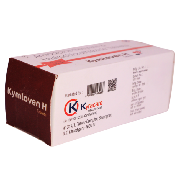 Kymloven H (Amlodipine Besylate & Hydrochloride (5/12.5mg)) - Image 3