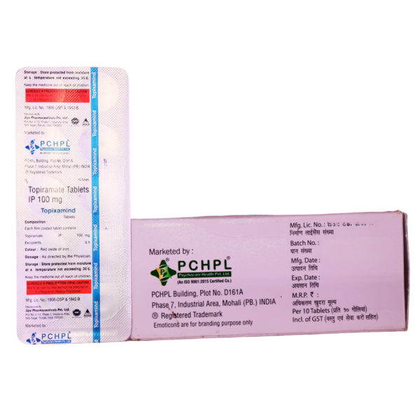 Topixamind (Topiramate 100 mg) - Image 3