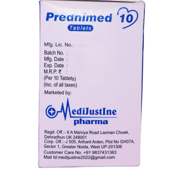 Prednimed 10 (Prednisolone 10 mg) - Image 3