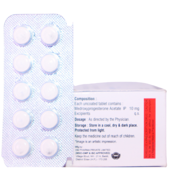 Medovera (Medroxyprogesterone acetate (10mg) - Image 2