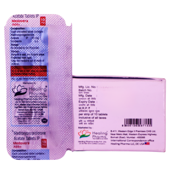 Medovera (Medroxyprogesterone acetate (10mg) - Image 3
