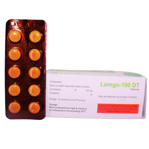 Lamgo 100 DT (Lamotrigine dispersible Tablets 100mg ) - Image 2