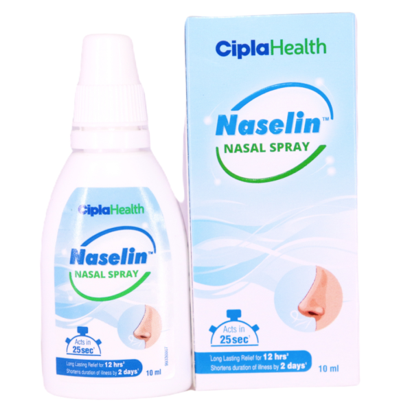 Naselin Nasal Spray (Oxymetazoline Hydrochloride 0.05% w/v Benzalkonium Chloride 0.01% w/v)