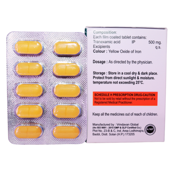 Traxjust 500 (Tranexamic Acid 500 mg) - Image 2