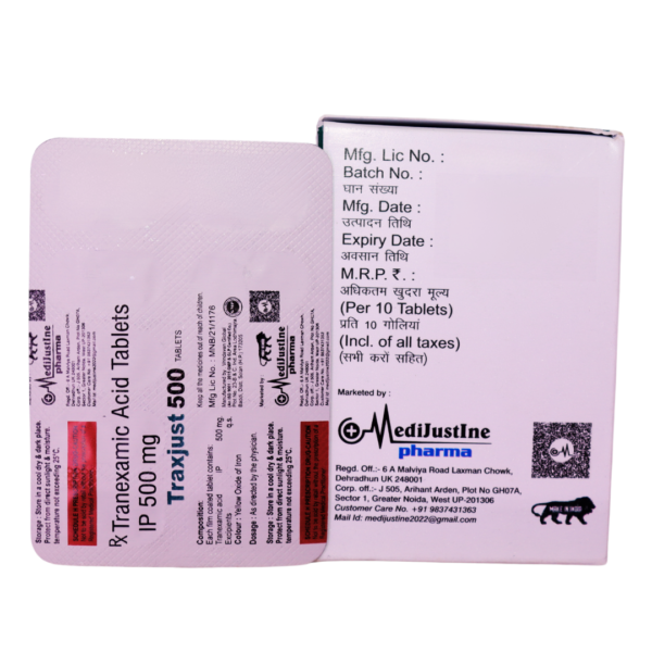 Traxjust 500 (Tranexamic Acid 500 mg) - Image 3