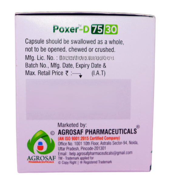 Poxer D 75/30 (Pregabalin & Duloxetine ( Delayed Release)(75mg/30mg)) - Image 3