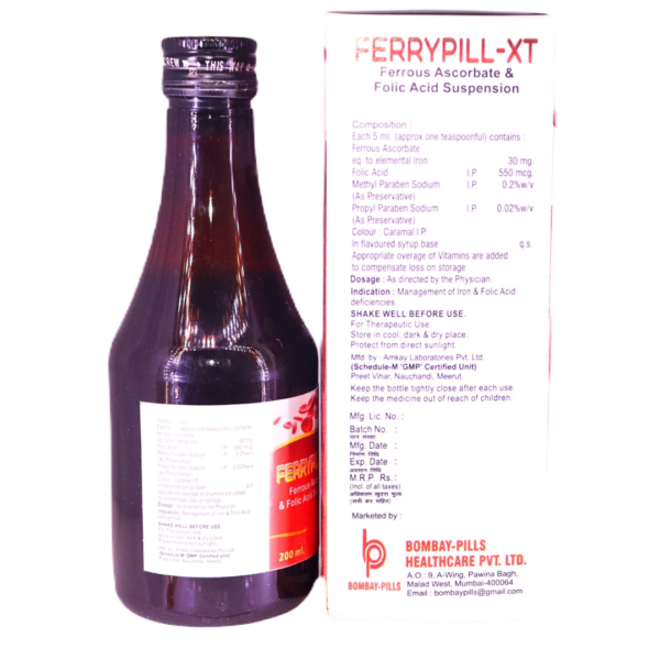 Ferrypill XT (Ferrous ascorbate Folic acid) - Image 2