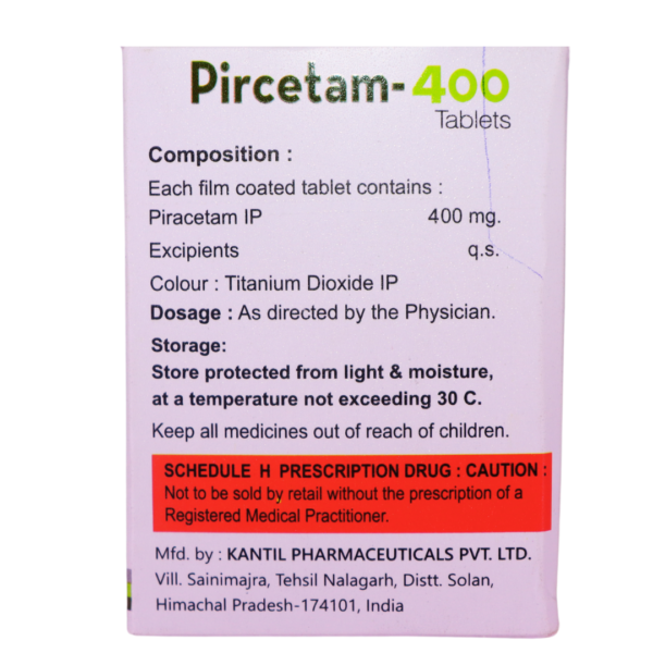 Pircetam 400 (Piracetam 400mg) - Image 2