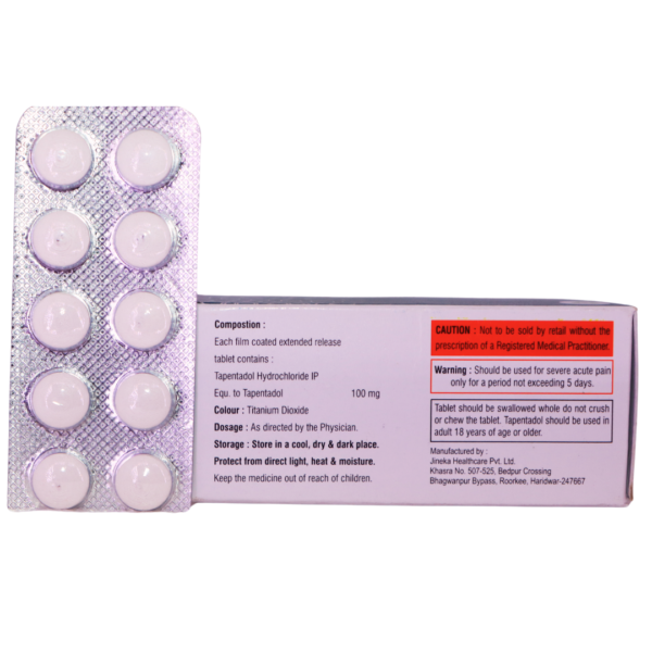Tapomol 100 (Tapentadol Extended Release(100mg) - Image 2