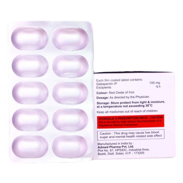 Gabadon 100 (Gabapentin 100mg) - Image 2