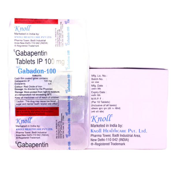 Gabadon 100 (Gabapentin 100mg) - Image 3