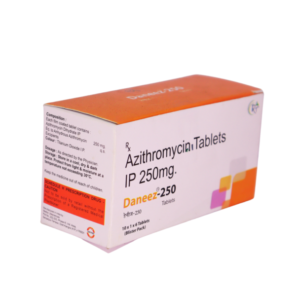 Daneez 250 (Azithromycin 250mg) - Image 2