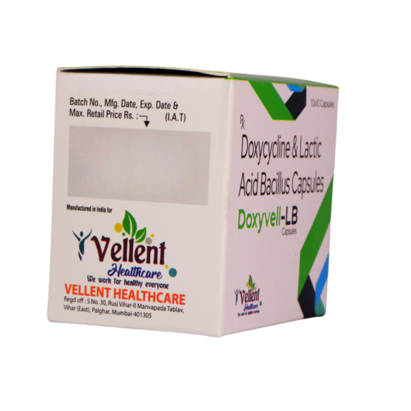 Doxyvell  LB (Doxycyline & Lactic Acid Bacillus 100mg) - Image 3