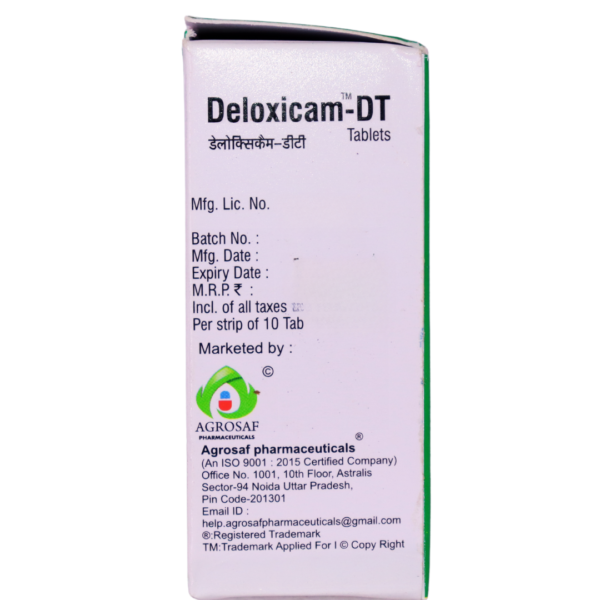 Deloxicam DT (Piroxicam Dispersibles Tablets 20 mg) - Image 3