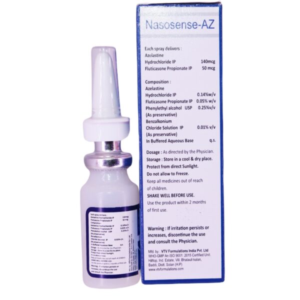 Nasosense AZ (Azelastine hydrochloride 140 MCG+Fluticasone 50 MCG) - Image 2