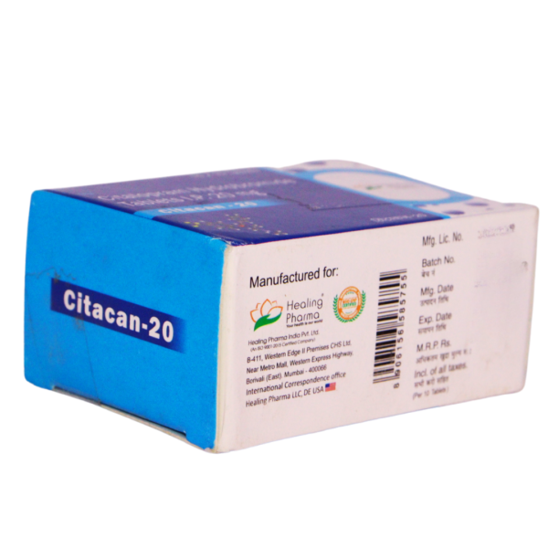 Citacan  20 (Citalopram Hydrobromide 20mg) - Image 3