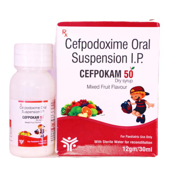 Cefpokam 50 Dry Syrup