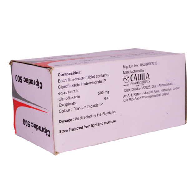 Ciprodac 500 (Ciprofloxacin 500mg) - Image 2