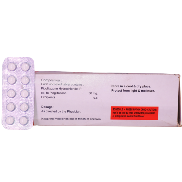 Piolon 30 (Pioglitazone Hydrochloride 30mg ) - Image 2