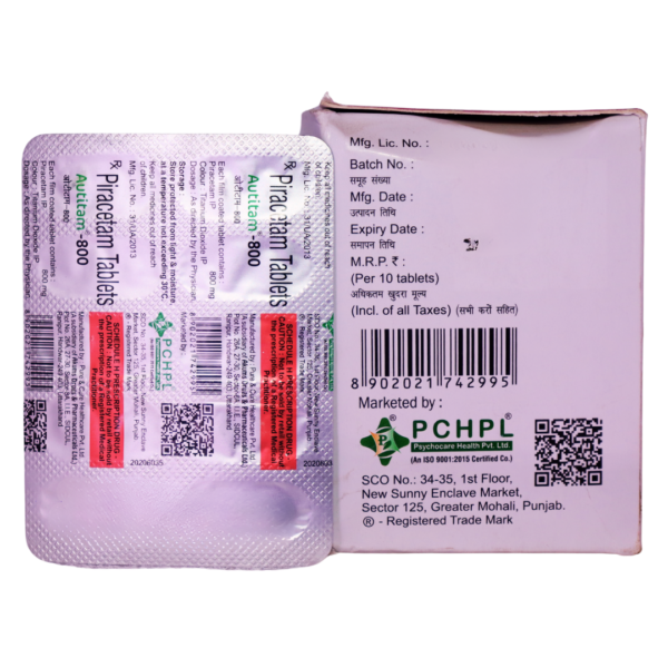Autitam 800 (Piracetam 800 mg) - Image 3