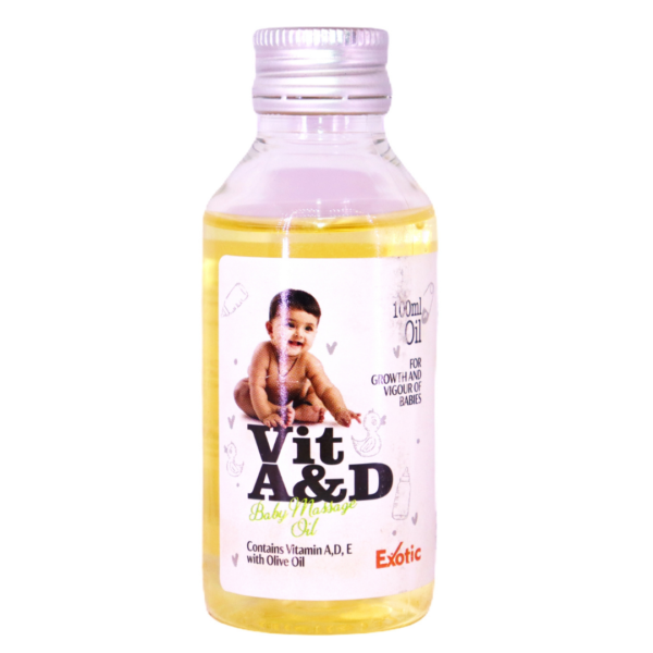 Vit A & D Baby Massage Oil