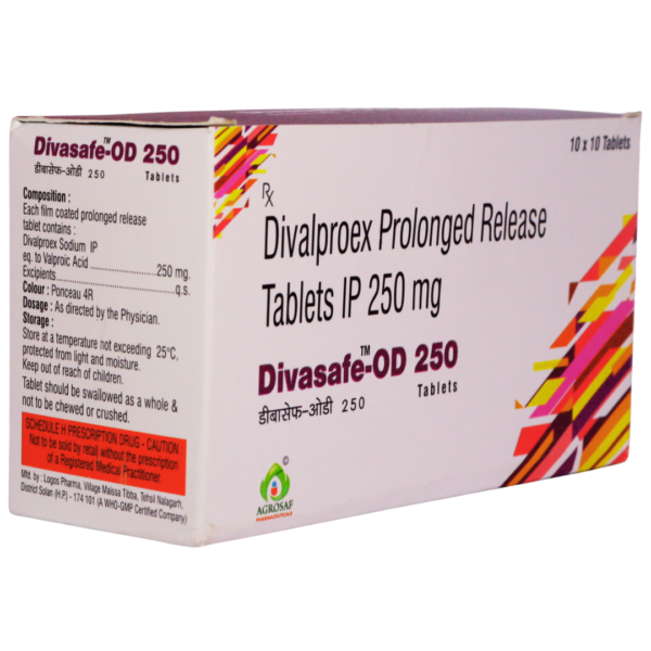 Divasafe OD 250 (Divalproex Prolonged Release 250mg) - Image 2