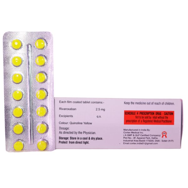 Daxyclot 2.5 (Rivaroxaban (2.5mg)) - Image 2