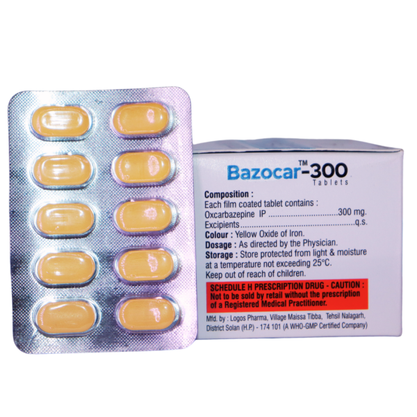 Bazocar 300 (Oxcarbazepine 300 mg) - Image 2