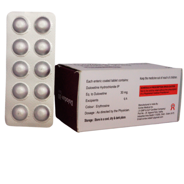 Dulodax 30 (Duloxetine Gastro resistant 30mg) - Image 2