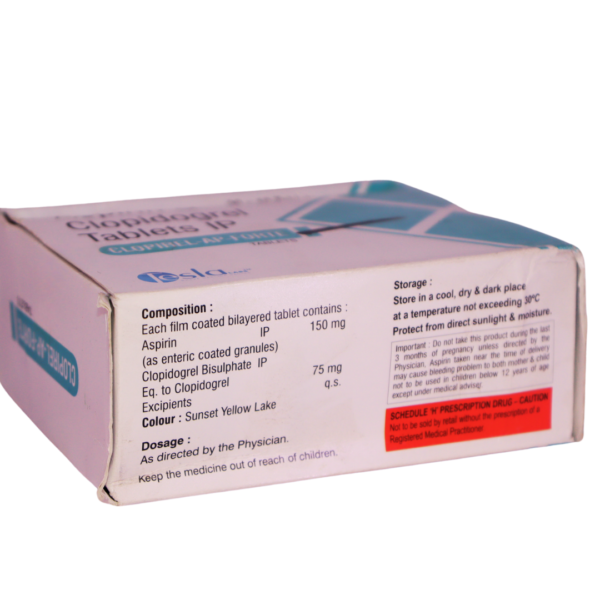 Clopirel AP Forte (Aspirin & Clopidogrel(150/75mg)) - Image 2