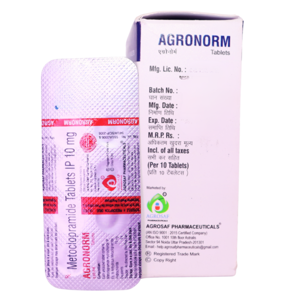 Agronorm (Metoclopramide 10mg) - Image 3