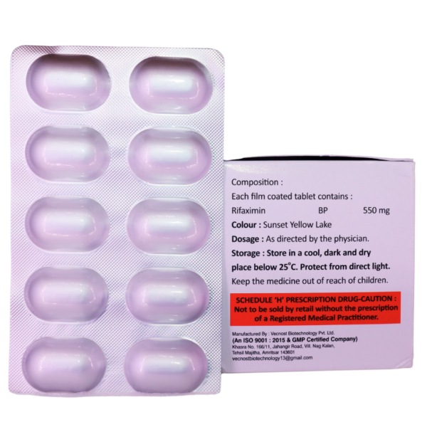 Rifobus 550 (Rifaximin 550 mg) - Image 2