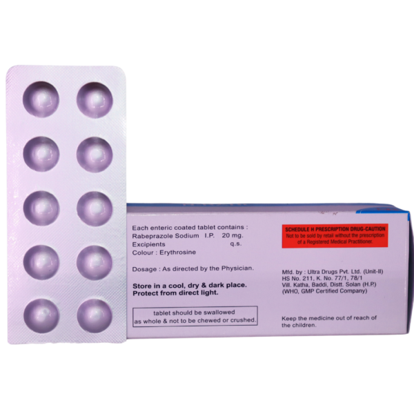 N Rabi (Rabeprazole Gastro Resistant 20 mg) - Image 2