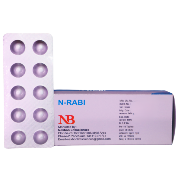 N Rabi (Rabeprazole Gastro Resistant 20 mg) - Image 3