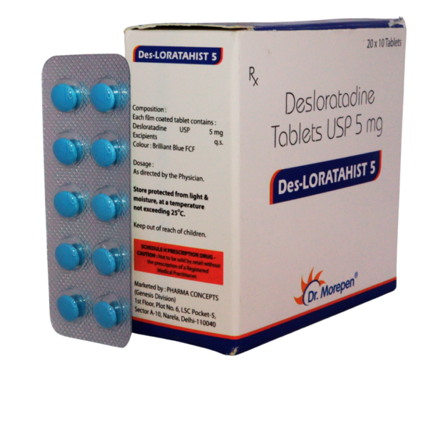 Des loratahist 5 (Desloratadine 5 mg) - Image 2