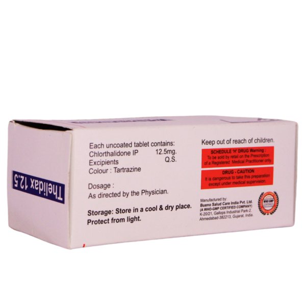 Thelidax 12.5 (Chlorthalidone 12.5mg) - Image 2