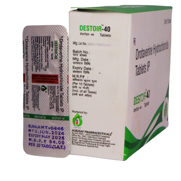 Destoir 40 (Drotaverine 40mg) - Image 3