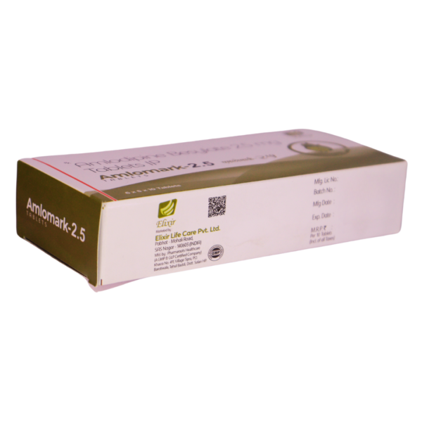 Amlomark 2.5(Amlodipine Besylate 2.5mg) - Image 3